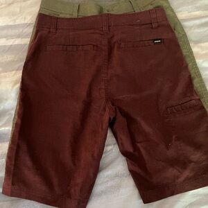 Lot of 2: Prana hemp shorts 32”